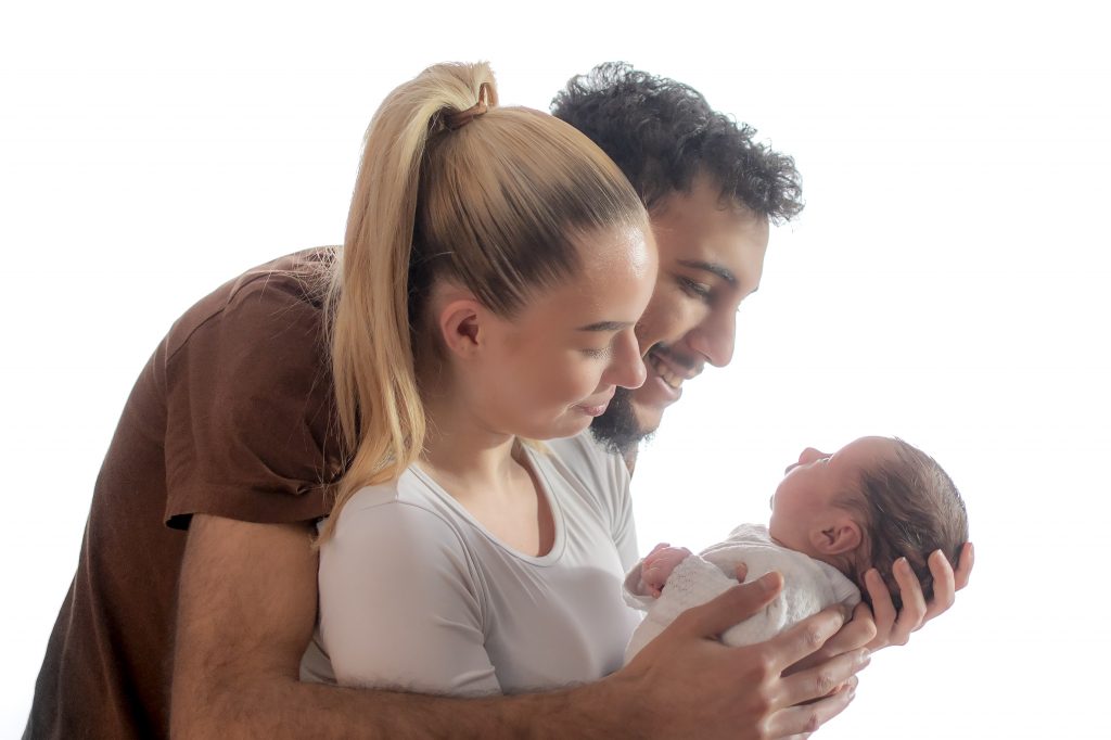 Photographie naissance à domicile Bas-Rhin
